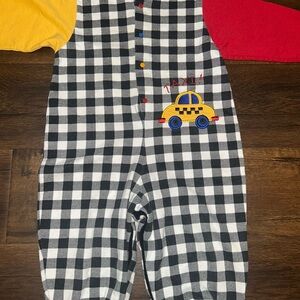 Checkered Taxi Kids Bodysuit